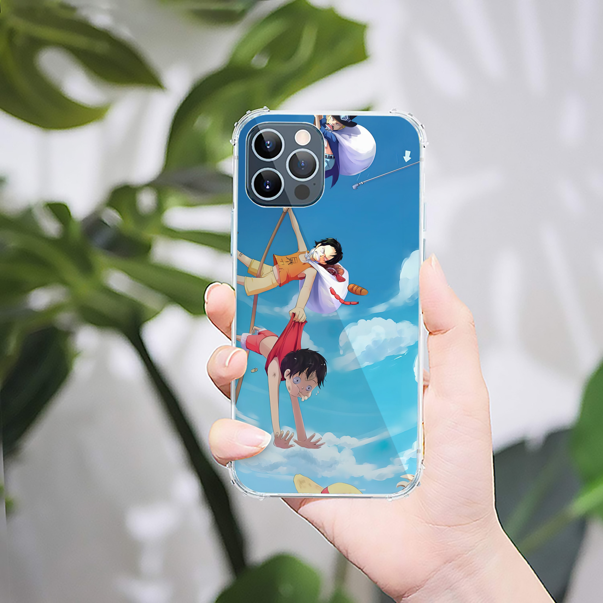 ワンピース ONE PIECE 【iPhone 12シリーズ対応】透明スマホケース（クリアソフトケース）